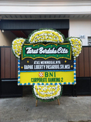 Papan Bunga Duka di Leuwinanggung