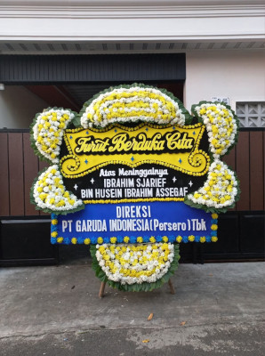 Papan Bunga Duka di Leuwinanggung