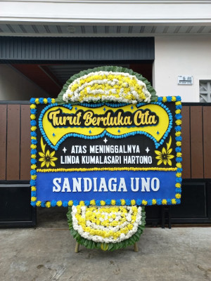 Papan Bunga Duka di Leuwinanggung